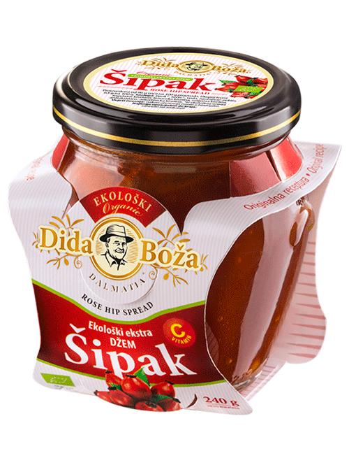 Hagebutte Bio-Aufstrich Šipak Dida Boža 240g | Hier bei Bodega Dalmatia