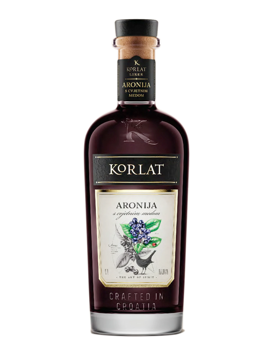 Korlat Aronija mit Blütenhonig 0,7L Likör Badel 1862 | Bodega Dalmatia