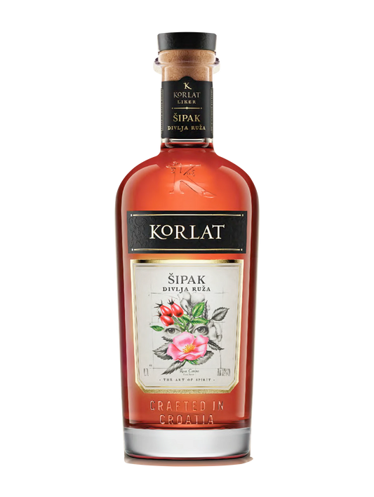 Korlat Hagebutte mit Wildrose 0,7L Likör Badel 1862 | Bodega Dalmatia