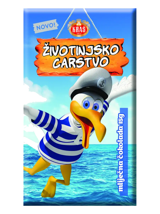 Zivotinjsko carstvo Tierkönigreich Schokolade 15g Kras | Hier bei Bodega Dalmatia