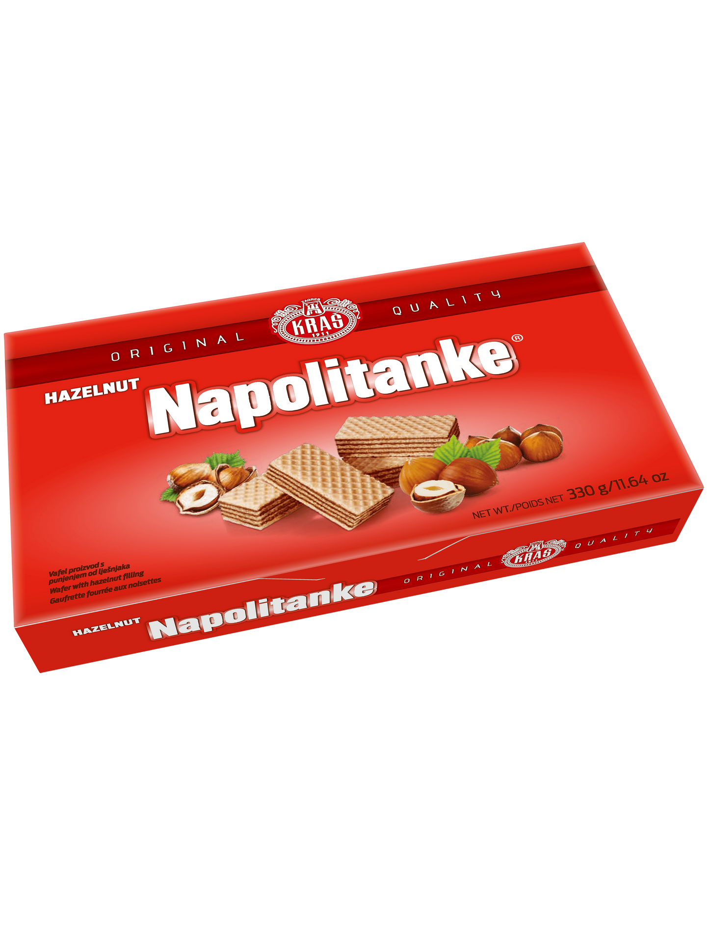 Napolitanke Hazelnut 330g Kraš
