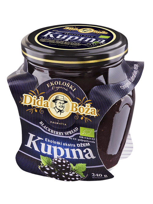 Brombeere Bio-Aufstrich Kupina Dida Boža 240g | Hier bei Bodega Dalmatia