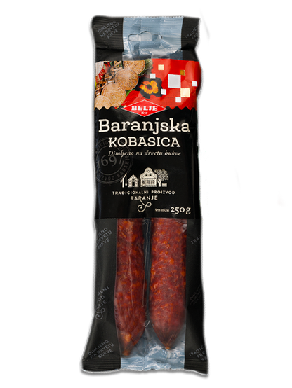 Baranjska kobasica geräucherte Wurst - Belje