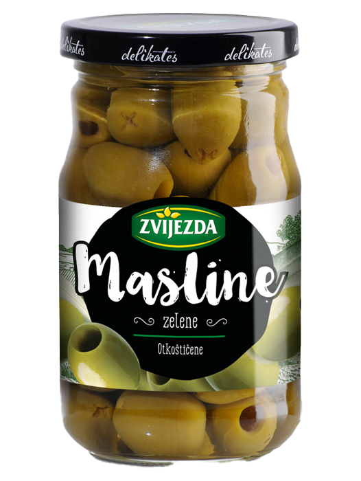 Masline zelene Zvijezda grüne Oliven Kroatien Bodega Dalmatia