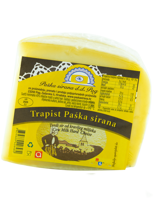 Trapist Paška sirana - Pager Käse aus Kuhmilch