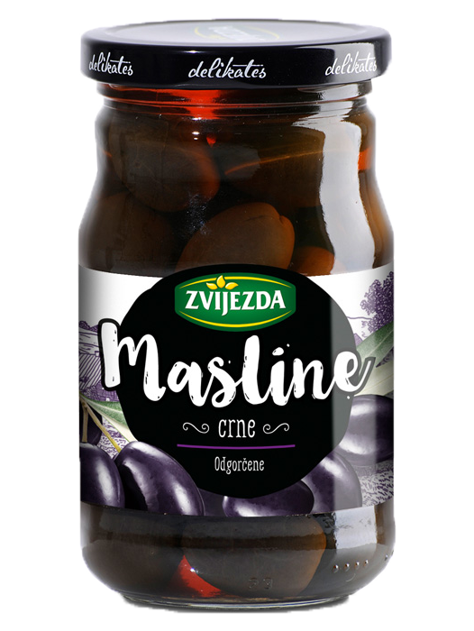 Masline crne Zvijezda schwarze Oliven Kroatien Bodega Dalmatia